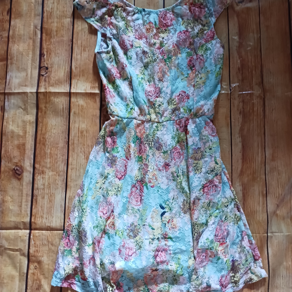 Bailey Blue Floral Dress - Multicolor